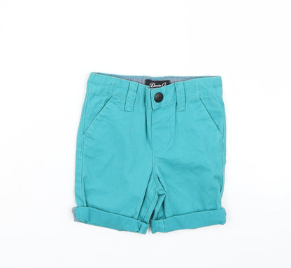 Denim & Co. Boys Blue   Cropped Trousers Size 6-9 Months