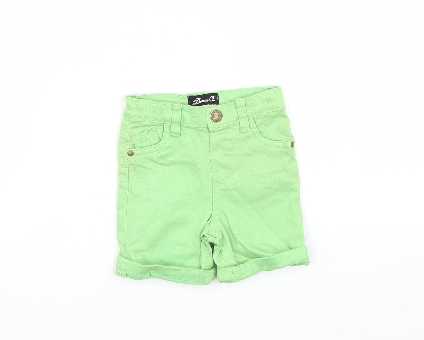 Denim & Co. Baby Green   Cropped Trousers Size 6-9 Months