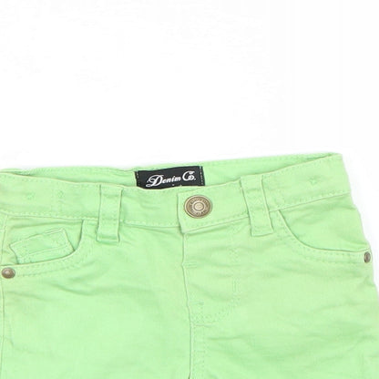 Denim & Co. Baby Green   Cropped Trousers Size 6-9 Months