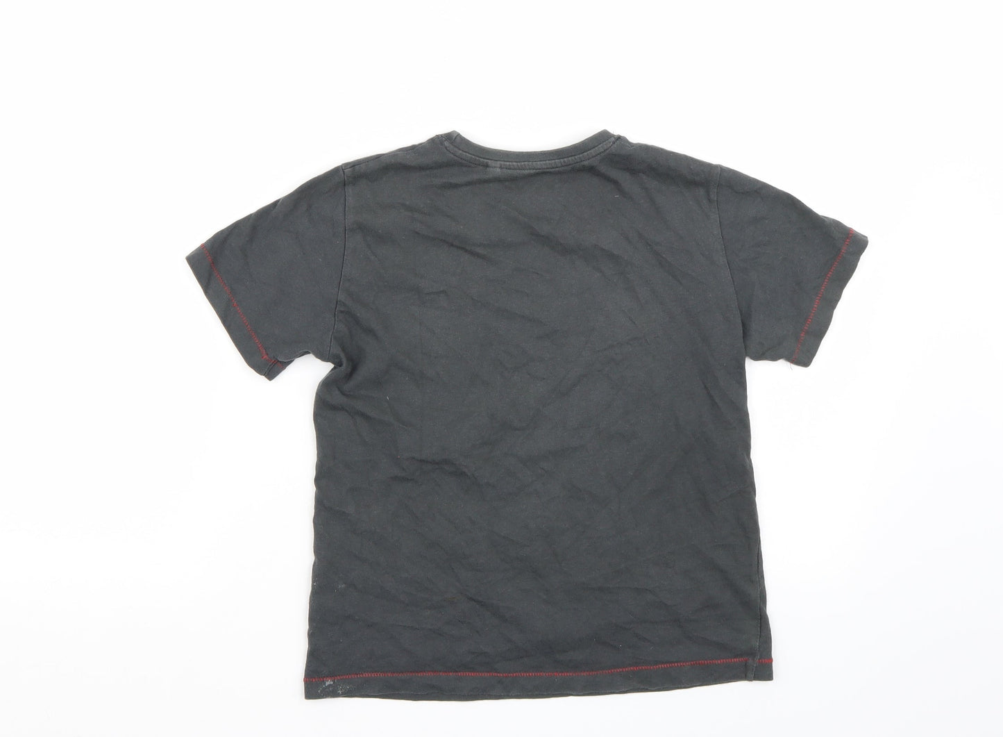 NEXT Girls Grey  Rayon Basic T-Shirt Size 8 Years
