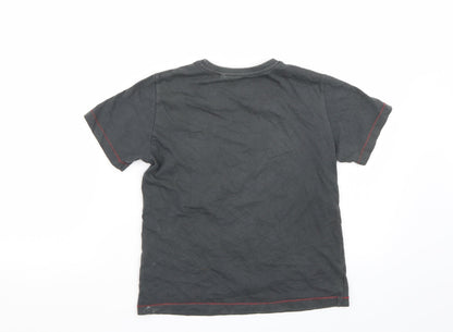 NEXT Girls Grey  Rayon Basic T-Shirt Size 8 Years