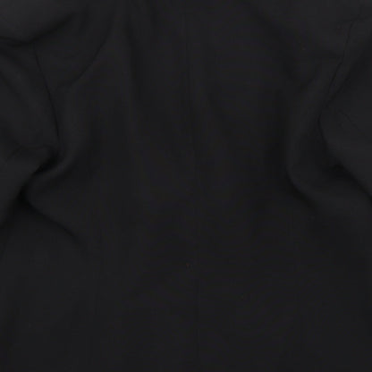 Womens UK Size 14 AMARANTO Regular Black Blazer