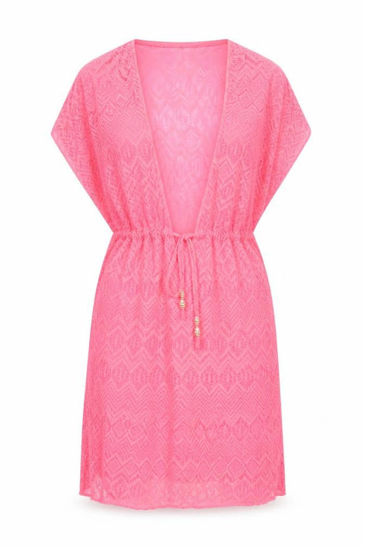 Front view of Atmosphere women’s pink a-line, size S