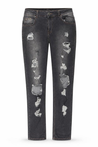 Womens UK Size 12 Selected Regular Fit Straight Grey Jeans