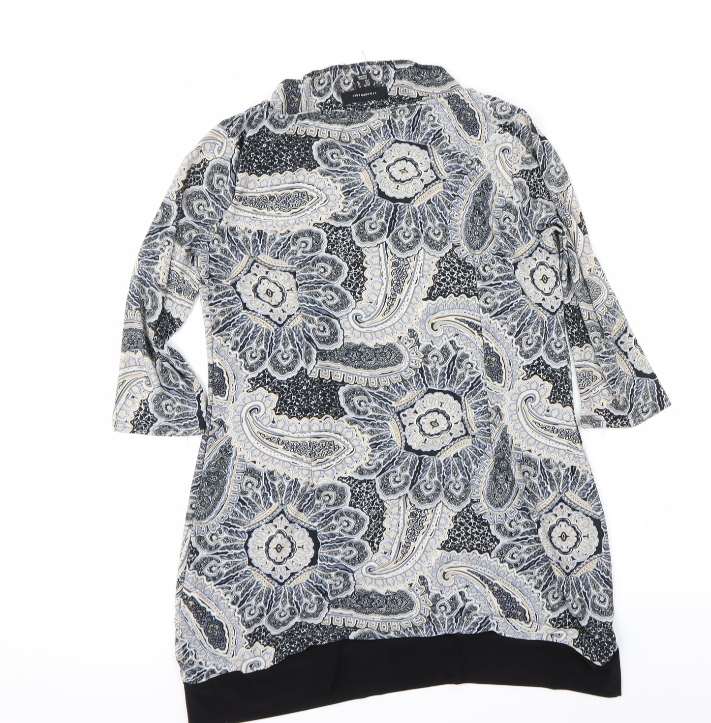 Atmosphere Womens Black Floral  A-Line  Size 14