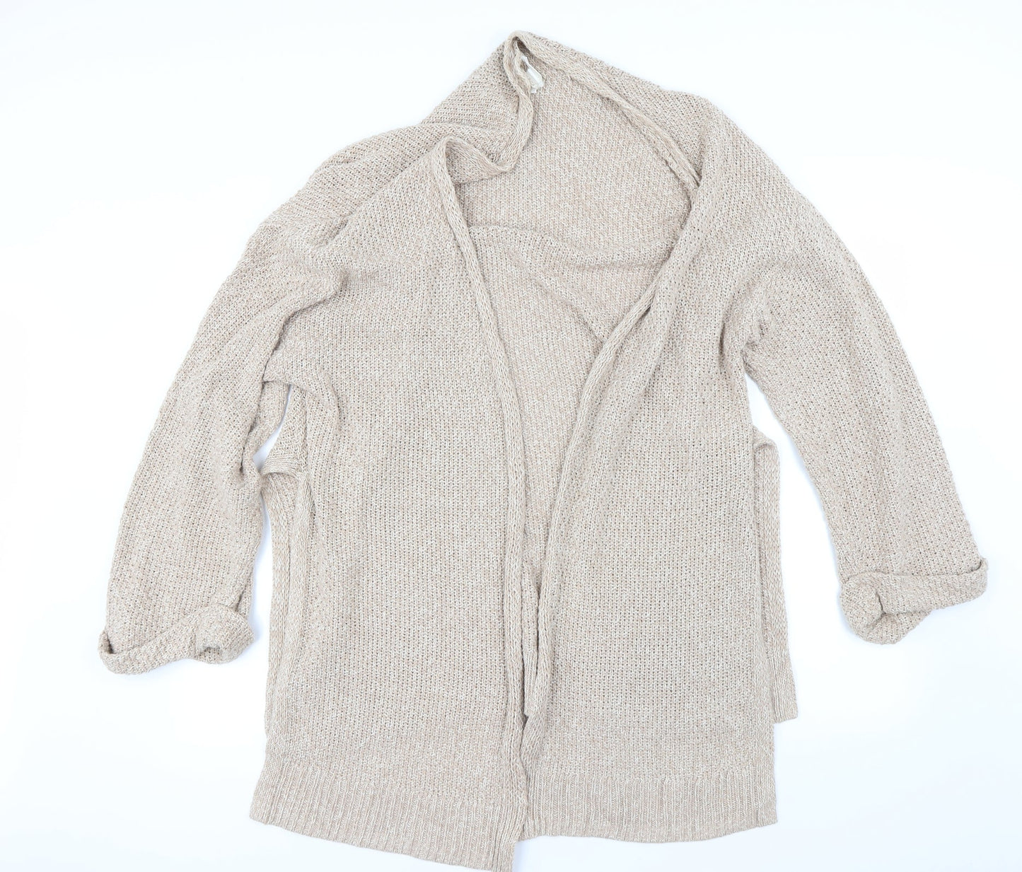 Preworn Womens Beige   Cardigan Jumper Size M