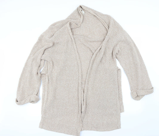 Preworn Womens Beige   Cardigan Jumper Size M