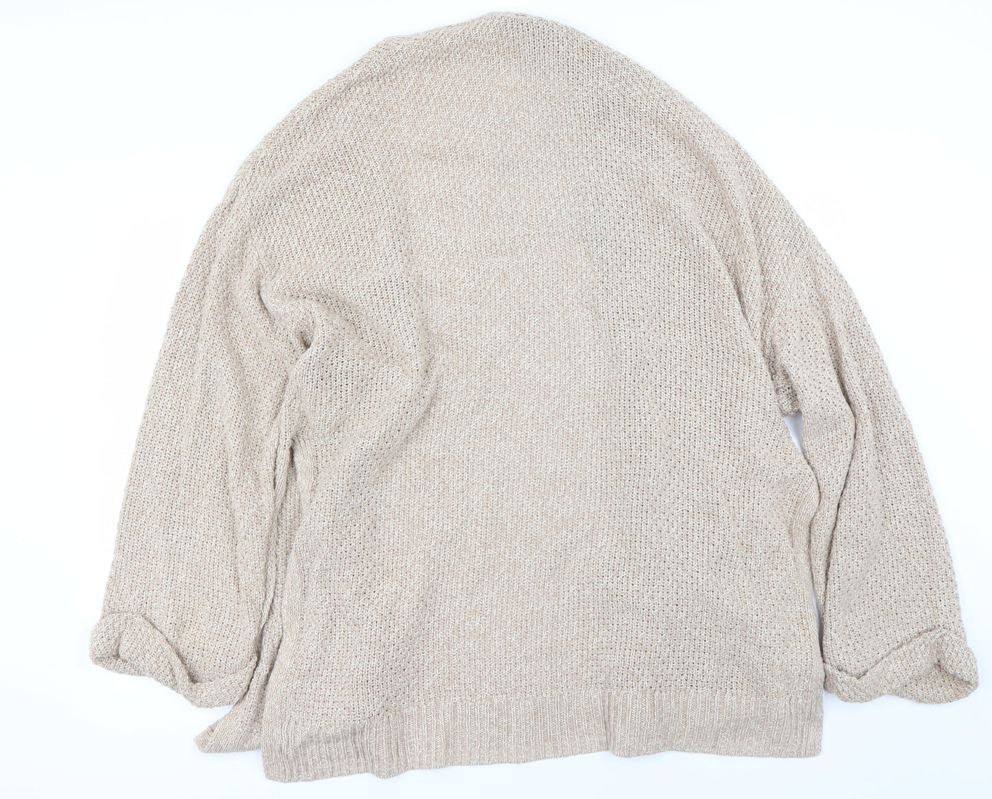 Preworn Womens Beige   Cardigan Jumper Size M