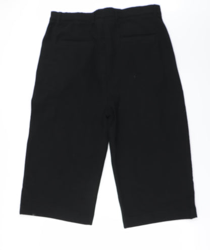 Womens UK Size 34 in Zara Regular Fit  Black Trousers
