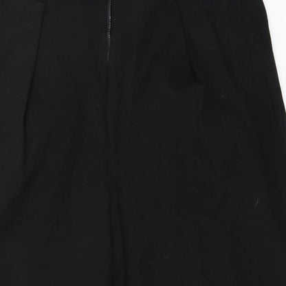 Womens UK Size 34 in Zara Regular Fit  Black Trousers