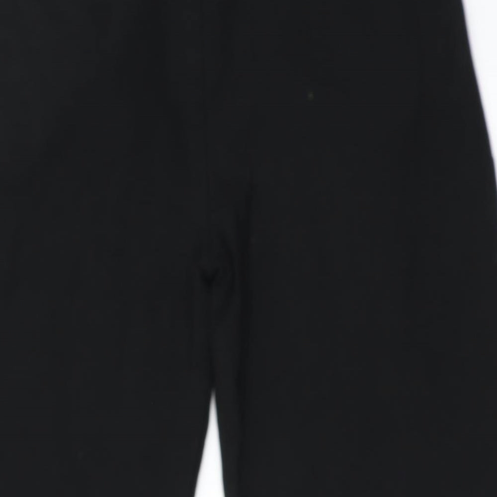 Womens UK Size 34 in Zara Regular Fit  Black Trousers