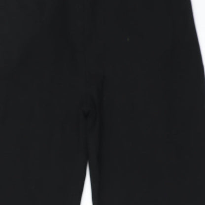 Womens UK Size 34 in Zara Regular Fit  Black Trousers
