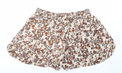 H&M Womens Brown   Cut-Off Shorts Size 12