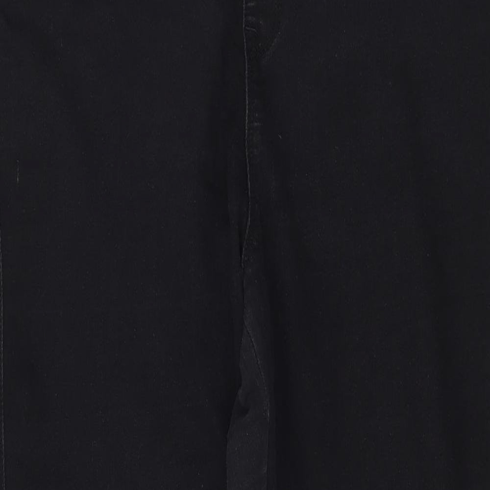 Denim & Co. Womens Black   Jegging Jeans Size 16 L26 in