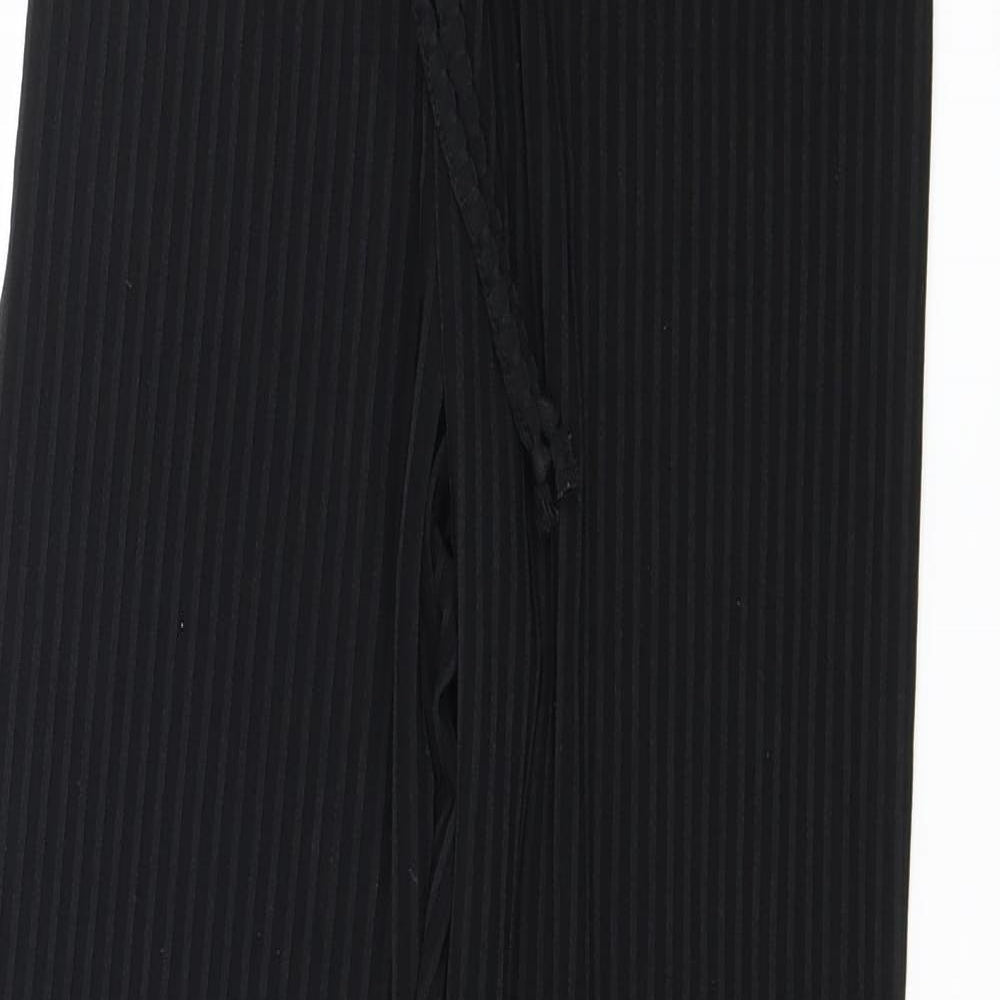 Boohoo Womens Black  Jersey Trousers  Size 8 L25 in