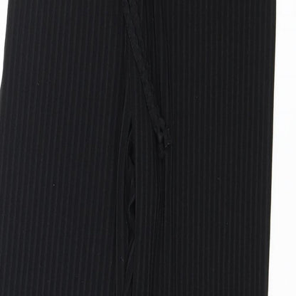 Boohoo Womens Black  Jersey Trousers  Size 8 L25 in