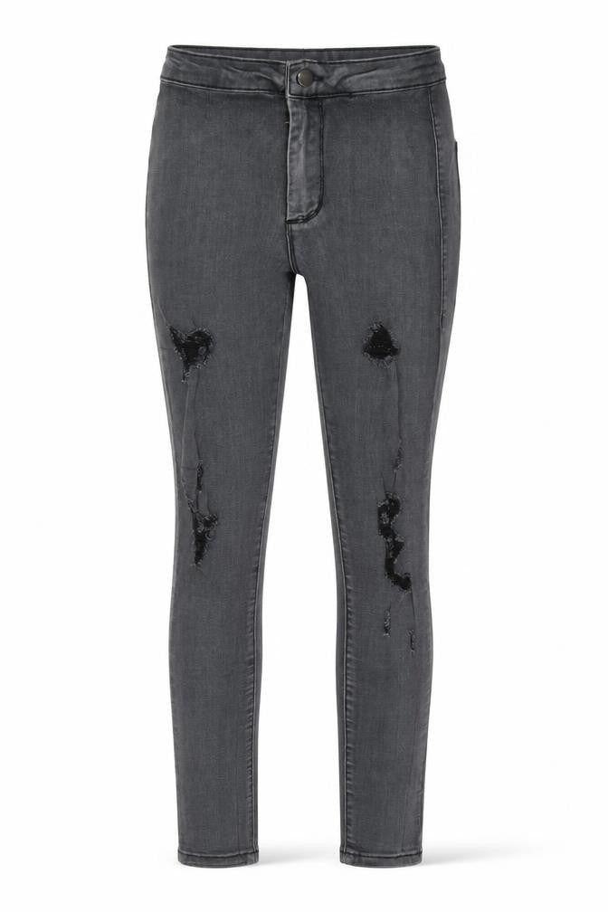 Womens UK Size 8 PRETTYLITTLETHING Regular Fit Skinny Grey Jeans