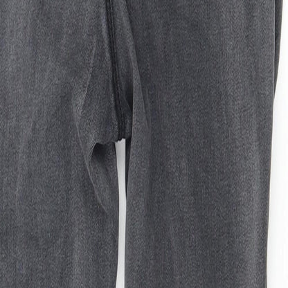 PRETTYLITTLETHING Womens Grey  Denim Skinny Jeans Size 8 L27 in