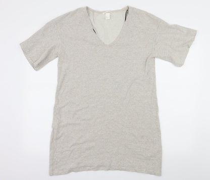 Womens UK Size S H&M Ivory Basic T-Shirt