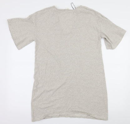 Womens UK Size S H&M Ivory Basic T-Shirt
