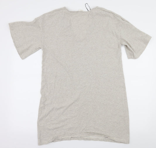 Womens UK Size S H&M Ivory Basic T-Shirt