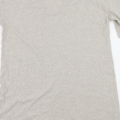 Womens UK Size S H&M Ivory Basic T-Shirt