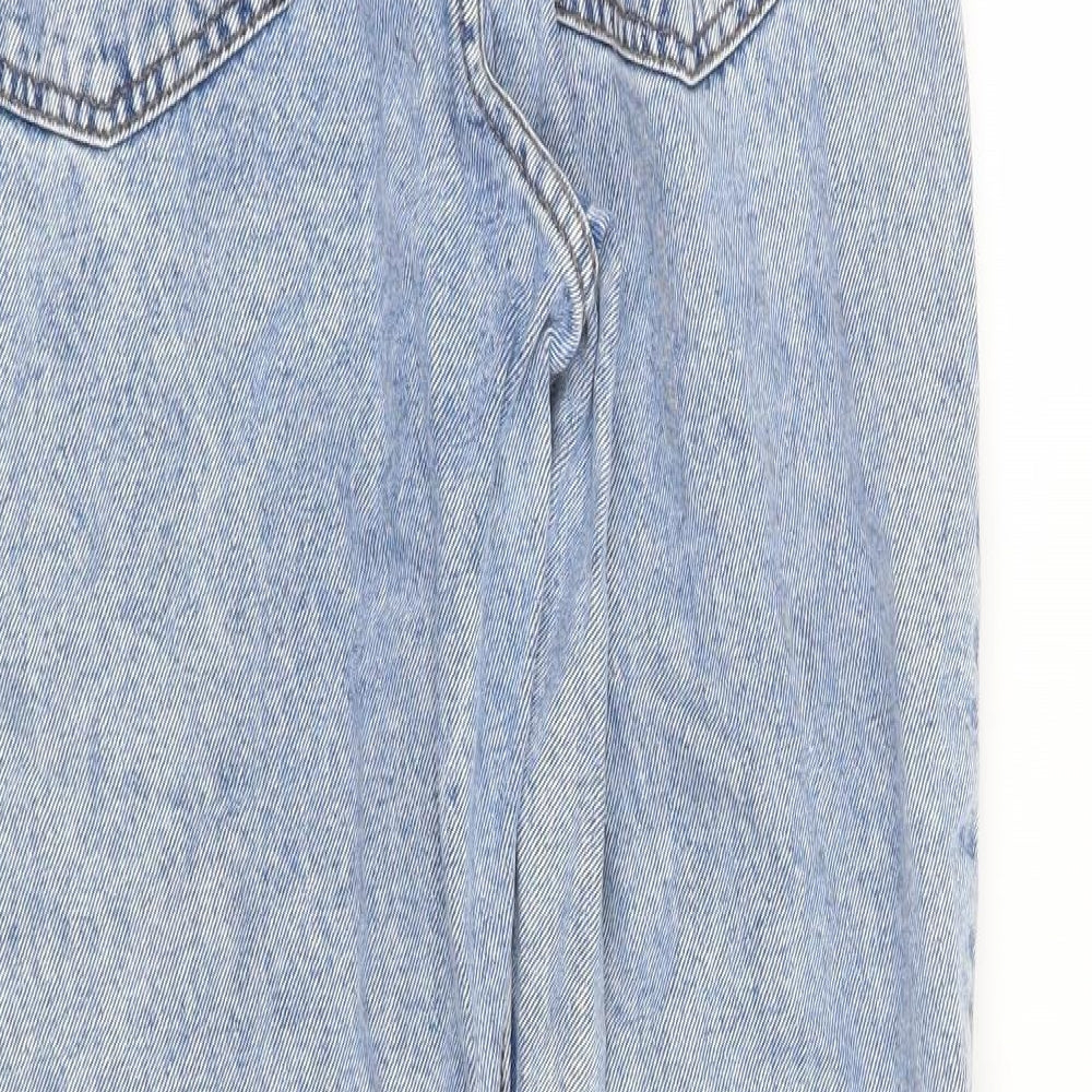 Denim CO Womens Blue   Straight Jeans Size 10 L25 in