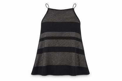 Warehouse Womens Black Striped  Basic Blouse Size 12