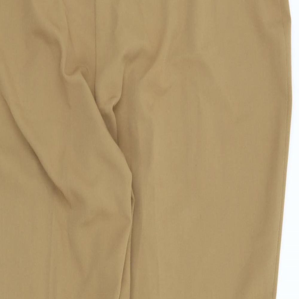 Womens UK Size 20 F&F Regular Fit  Brown Trousers
