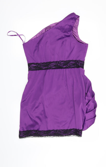 Rage Womens Purple   Shift  Size 14