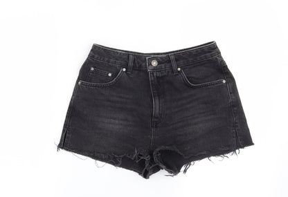 Topshop Womens Black   Culotte Shorts Size 10