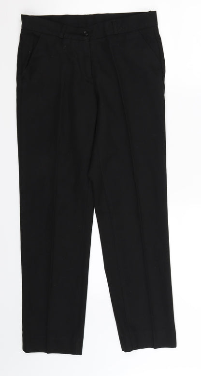 Asaf Womens Black   Dress Pants Trousers Size 28 in L28 in
