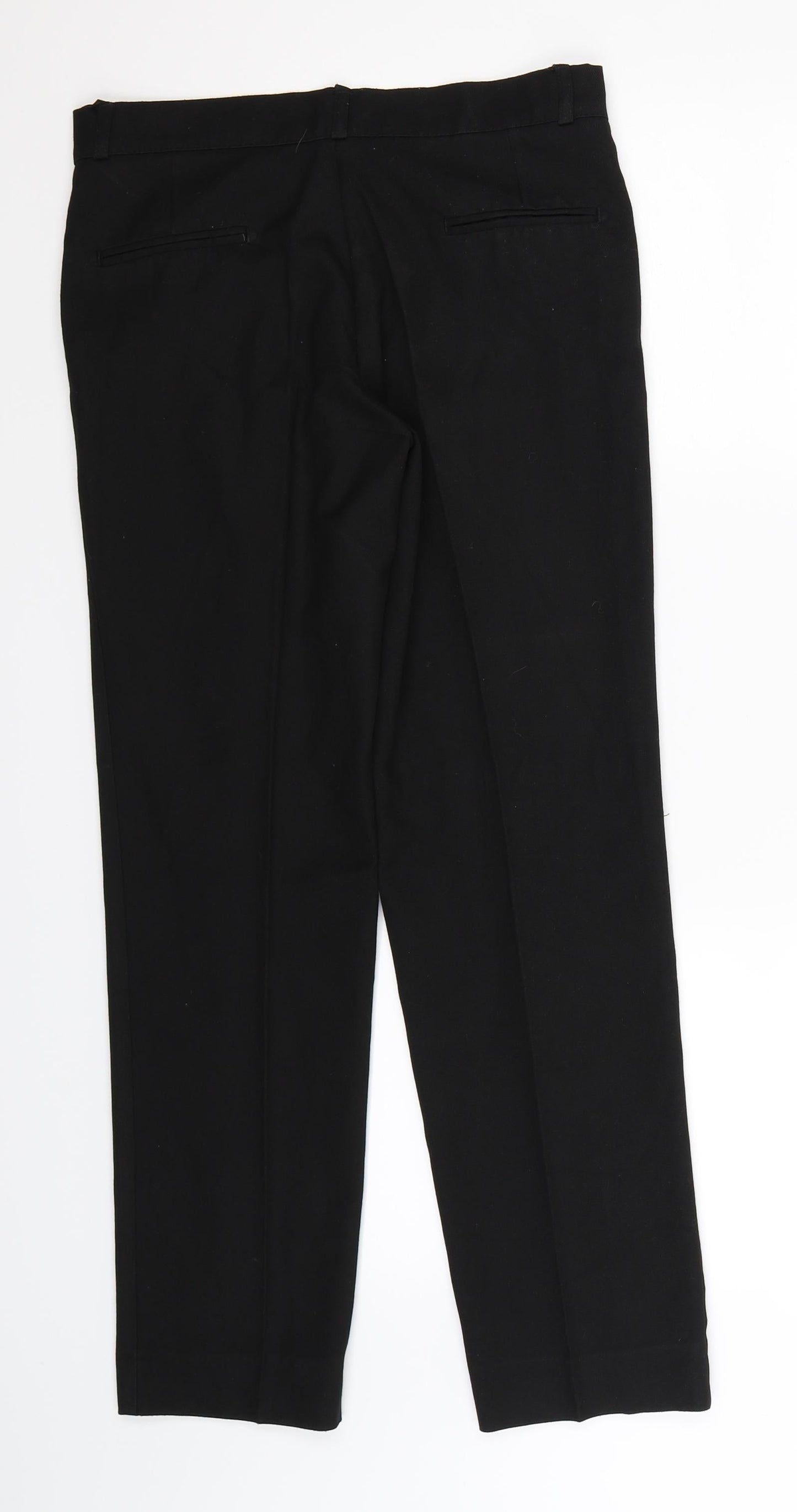 Asaf Womens Black   Dress Pants Trousers Size 28 in L28 in