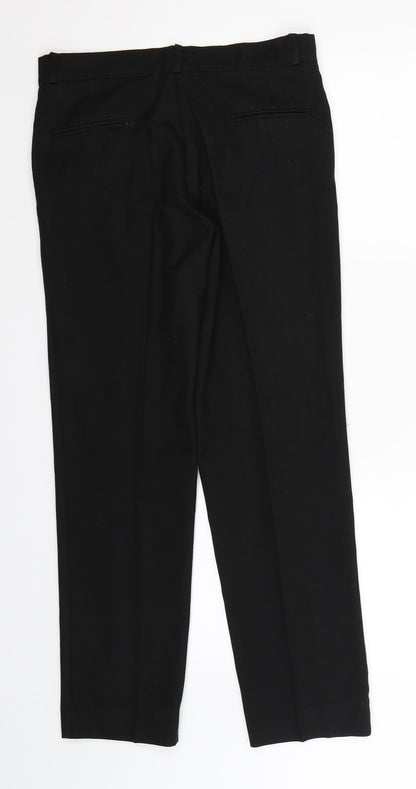 Asaf Womens Black   Dress Pants Trousers Size 28 in L28 in