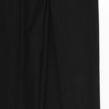 Asaf Womens Black   Dress Pants Trousers Size 28 in L28 in