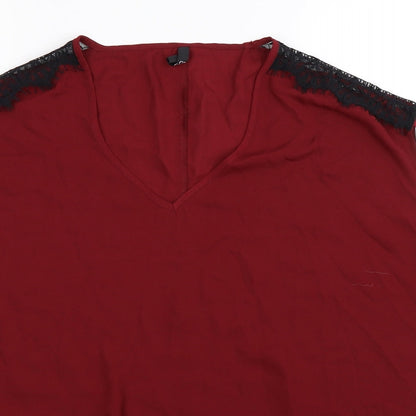Womens UK Size 18 Arcadia Brown Basic Blouse