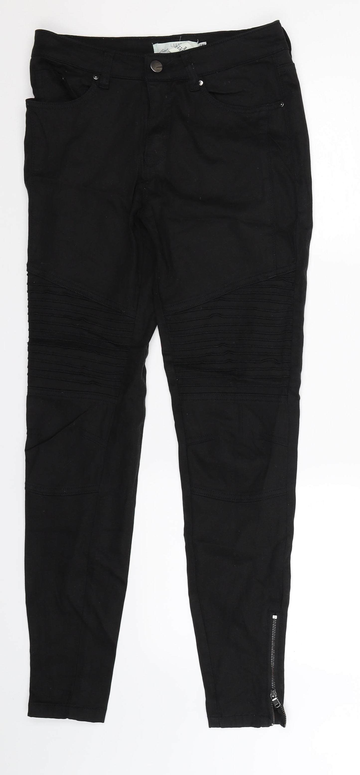 Womens UK Size 8 H&M Extra-Slim Fit Jegging Black Jeans