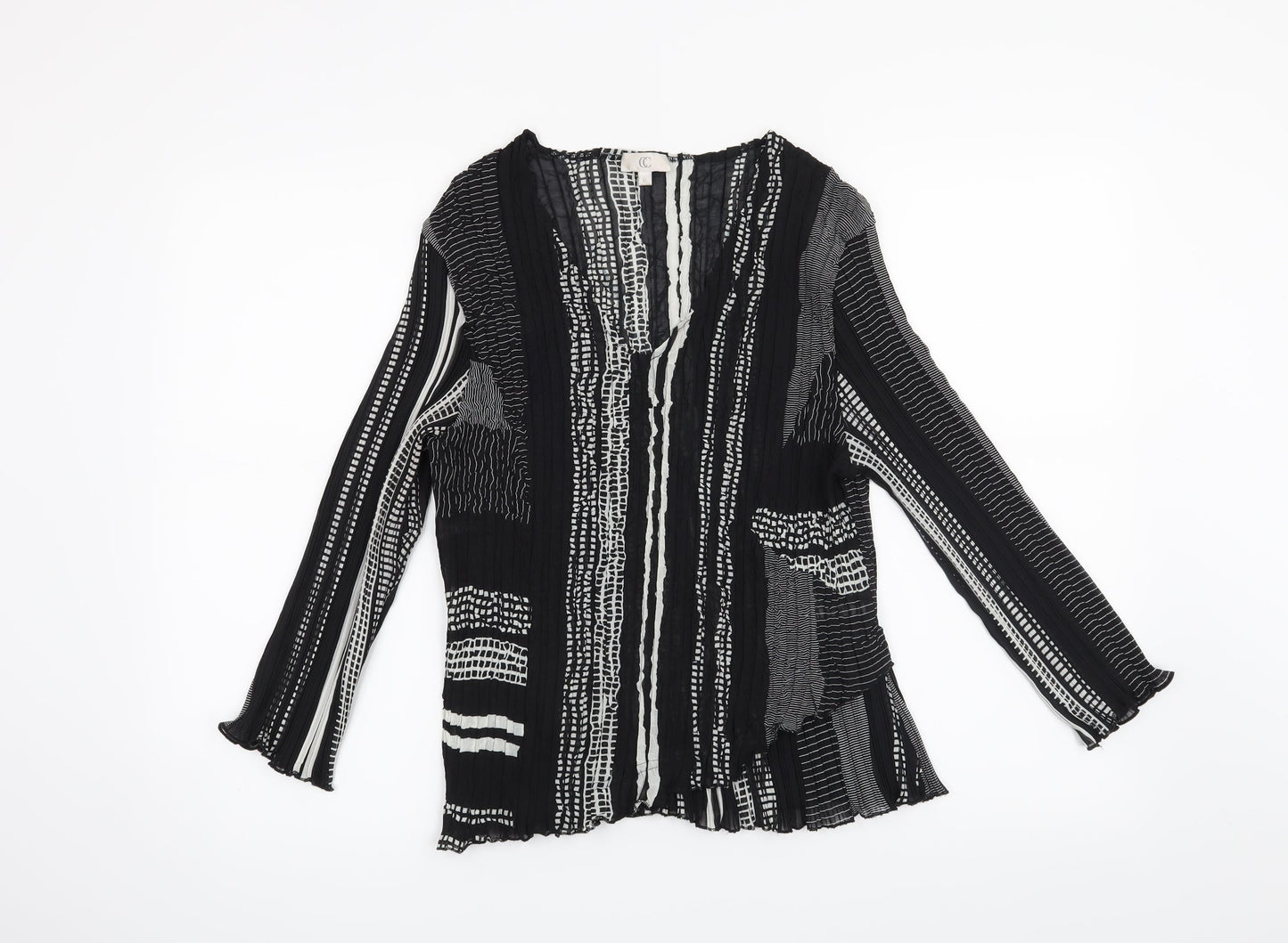 CC Womens Black   Basic Blouse Size XL