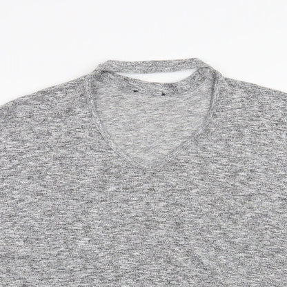 New Look Womens Grey   Basic T-Shirt Size M