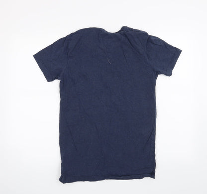 Mens UK Size S Canterbury Blue  T-Shirt