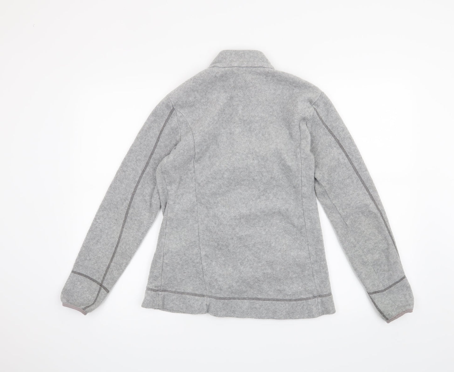 DECATHLON Womens Grey   Full Zip Sweatshirt Size S