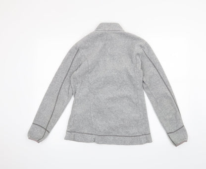 DECATHLON Womens Grey   Full Zip Sweatshirt Size S