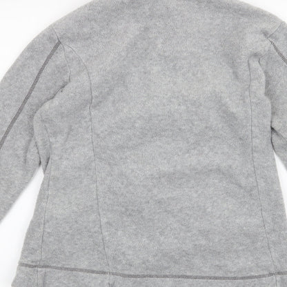 DECATHLON Womens Grey   Full Zip Sweatshirt Size S
