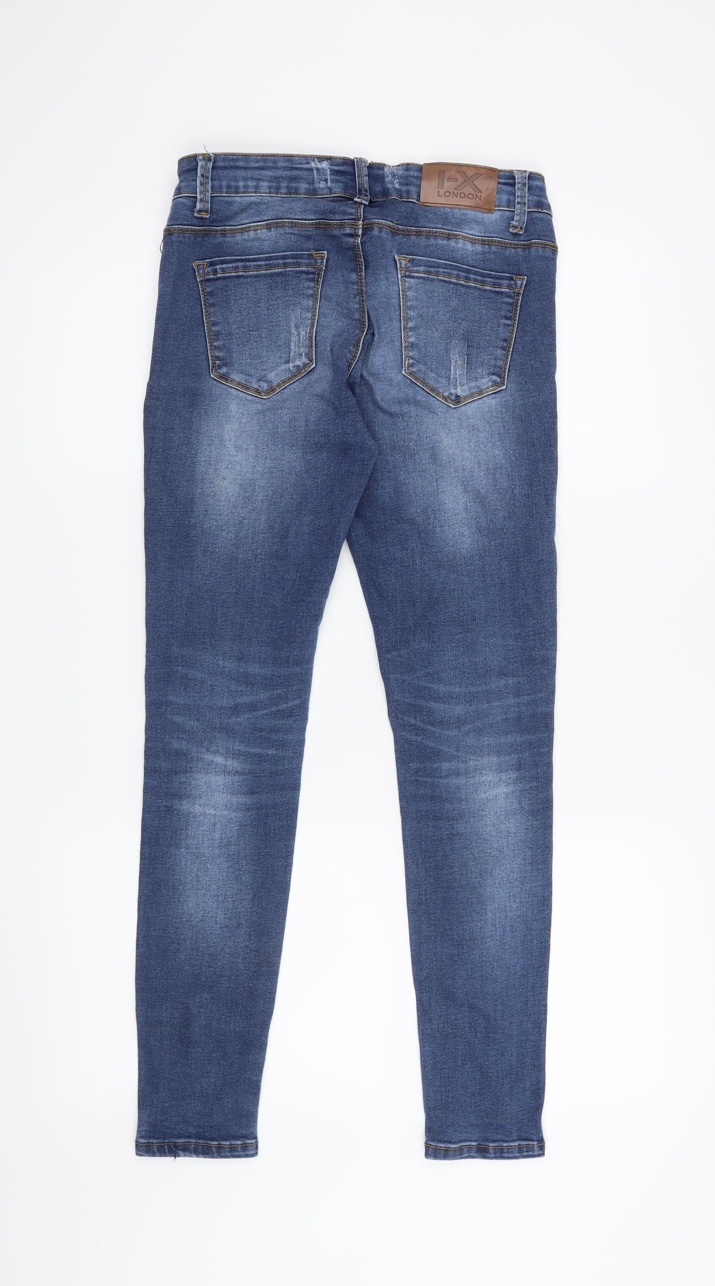 I-X London Womens Blue   Skinny Jeans Size 8 L27 in