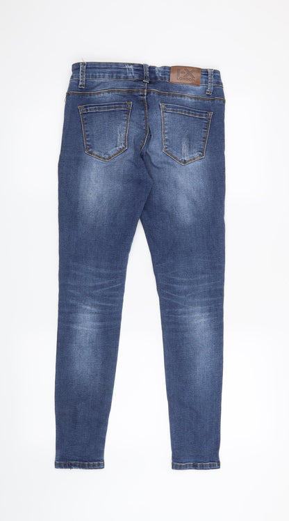 I-X London Womens Blue   Skinny Jeans Size 8 L27 in