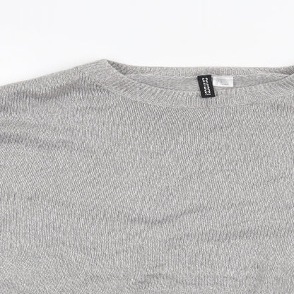 H&M Womens Grey   Pullover Jumper Size M