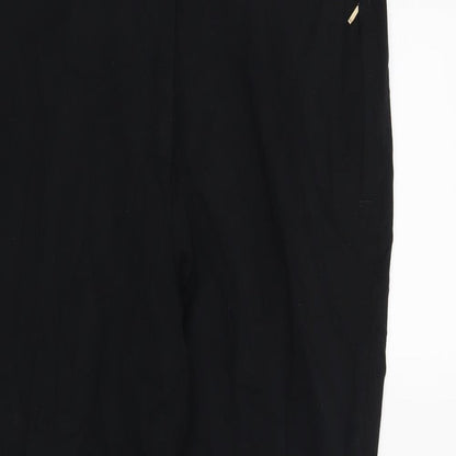 M&S Womens Black   Trousers  Size 14 L27 in
