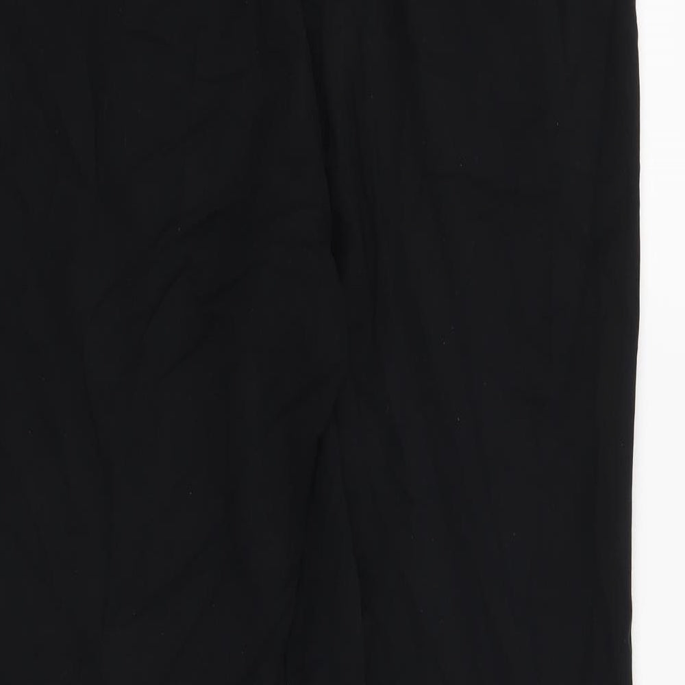M&S Womens Black   Trousers  Size 14 L27 in
