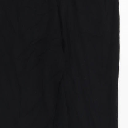 M&S Womens Black   Trousers  Size 14 L27 in