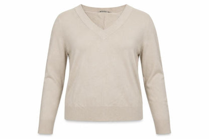 Dorothy Perkins Womens Beige   Pullover Jumper Size 16